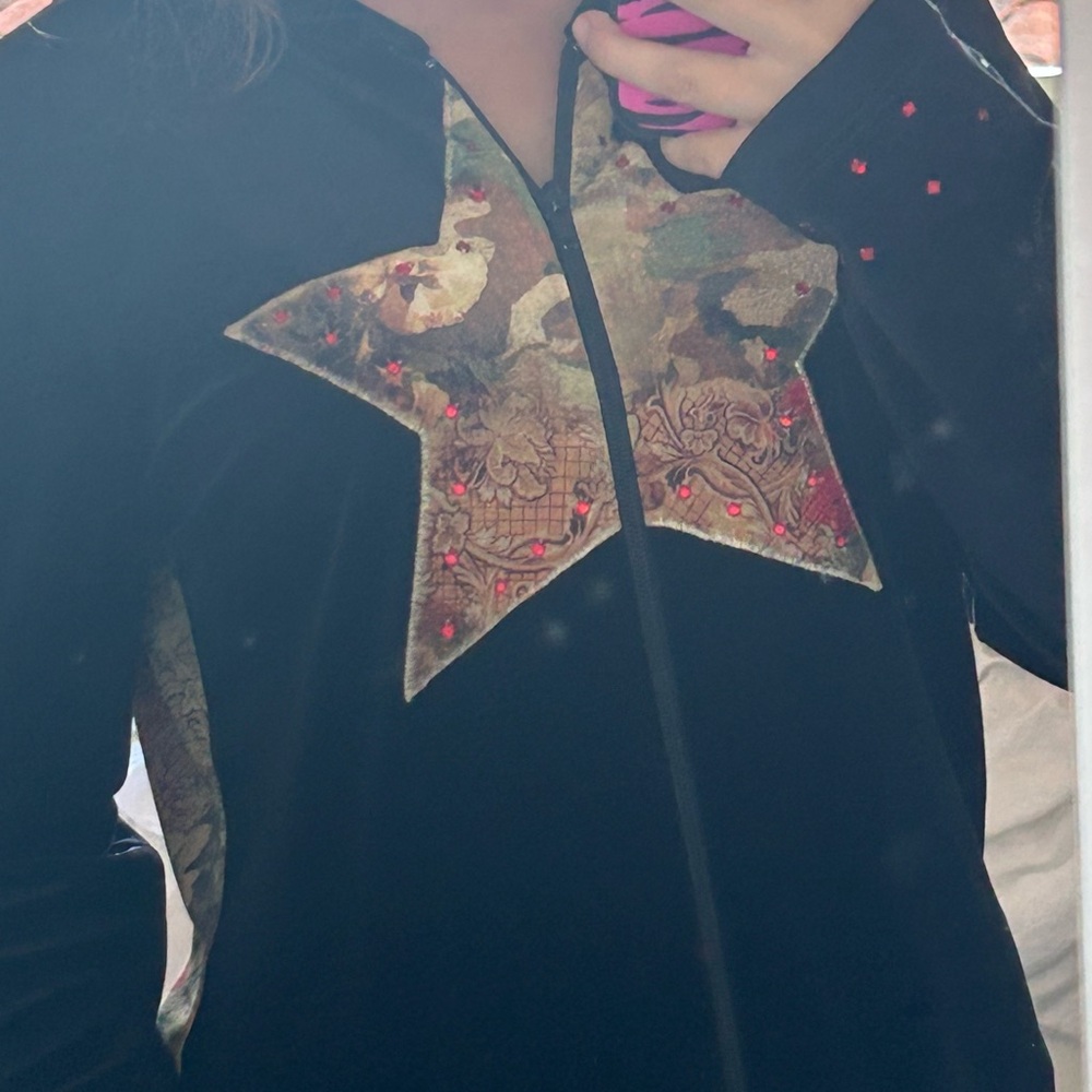 Love Black and Cream Top